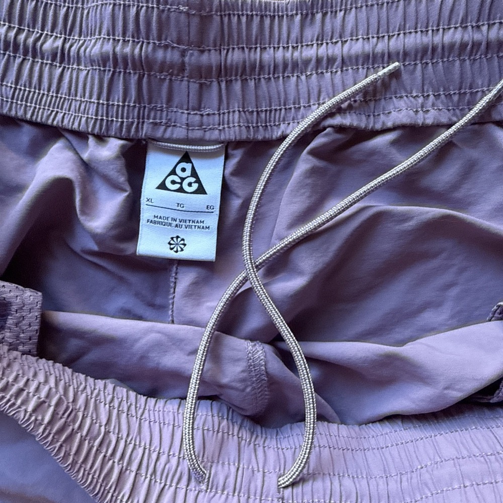 NIKE ACG Oversized Trail Hiking Shorts Sz XL dh8350-579 Lilac/Purple - Picture 6 of 7